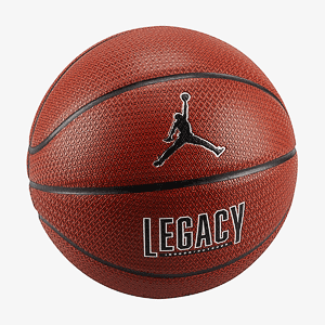 М'яч баскетбольний JORDAN LEGACY 2.0 8P DEFLATED AMBER/BLACK/METALLIC SILVER/BLACK 07