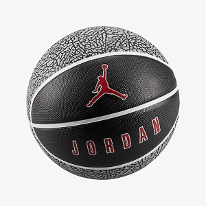 М'яч баскетбольний JORDAN PLAYGROUND 2.0 8P DEFLATED WOLF GREY/BLACK/WHITE/VARSITY RED 07