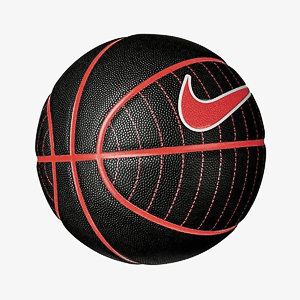 Мяч баскетбольный NIKE BASKETBALL 8P STANDARD DEFLATED BLACK/CHILE RED/WHITE/CHILE RED 07
