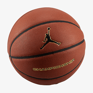 Мяч баскетбольный JORDAN CHAMPIONSHIP 8P DEFLATED NFHS AMBER/BLACK/METALLIC GOLD/BLACK 07