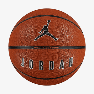 Мяч баскетбольный JORDAN ULTIMATE 2.0 8P DEFLATED AMBER/BLACK/METALLIC SILVER/BLACK 07
