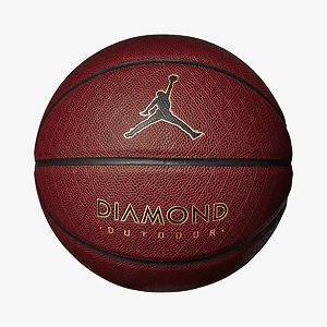 М'яч баскетбольний JORDAN DIAMOND OUTDOOR 8P DEFLATED AMBER/BLACK/METALLIC GOLD/BLACK 07