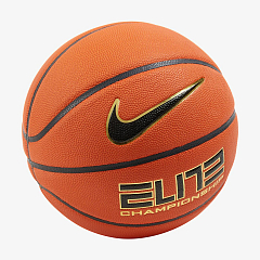 Мяч баскетбольный NIKE ELITE CHAMPIONSHIP 8P 2.0 DEFLATED AMBER/BLACK/METALLIC GOLD/BLACK 07