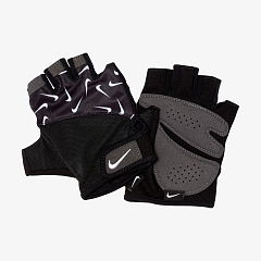 Перчатки для тренинга NIKE W GYM ELEMENTAL FG PRINTED BLACK/BLACK/WHITE S